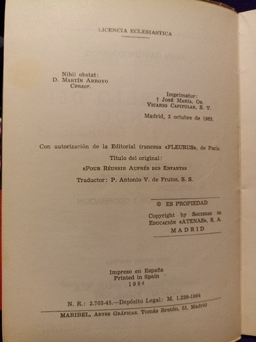 El Secreto Del Mando 1964 Sociedad Educativa G. Courtois