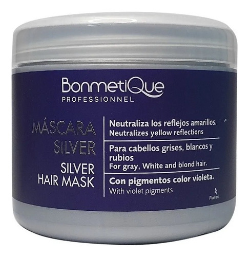 Bonmetique Mascara Silver X 300ml - Desamarillador Violeta