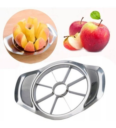 Cortador E Fatiador Inox De Maca, Pera, Frutas E Legumes