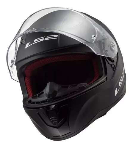 Casco Moto Integral Ls2 353 Rapid Solid Negro Mate