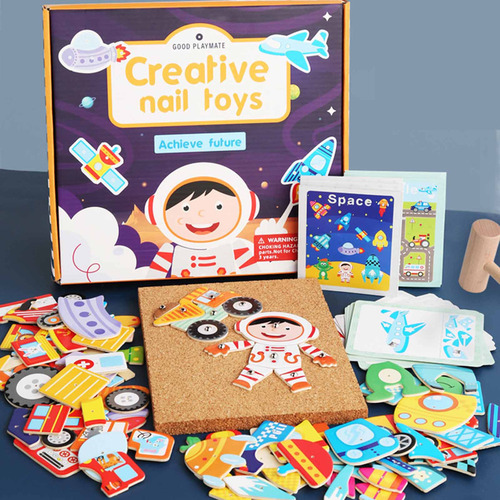 (t) Juego Interactivo De Uñas Con Martillo De Madera, Rompec