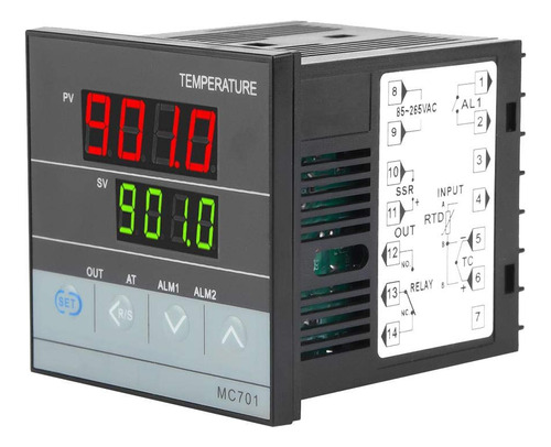 Pt100 Sensor Termostato Termopar Controlador Temperatura