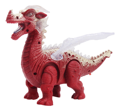 El Modelo De Dinosaurio De Simulación De Juguete Caminará Au