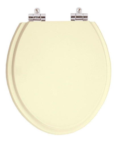 Assento Sanitario Soft Close Oval Marfim Para Vaso Hervy