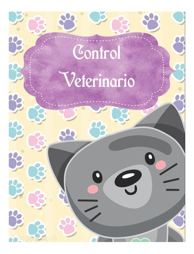 Pack 5 Libretas Control Veterinario Mascotas / Editables Ppt