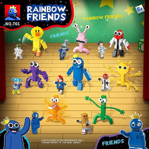 2025 Ho Rainbow Friends 1 Lote De 8 Cajas, Juguetes De