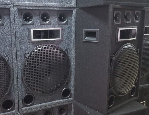Imagen 4 de 10 de Bafle 15 Profesional 3 Vias 450w Bornera Manija