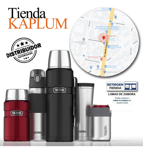 Thermos Icon Botella Térmica 710ml De Acero Inoxidable Acero Mate