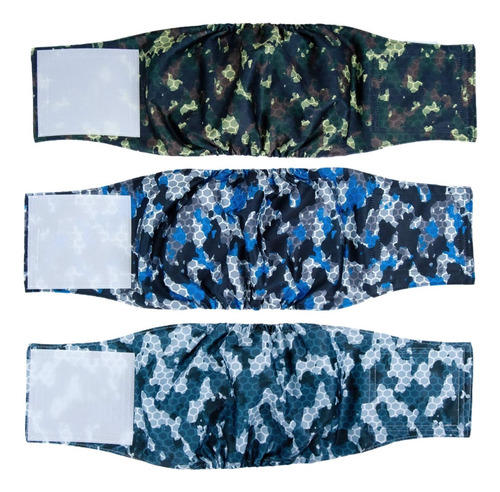 Cinta Abdominal Suave Para Perros Pet Soft Xl Army