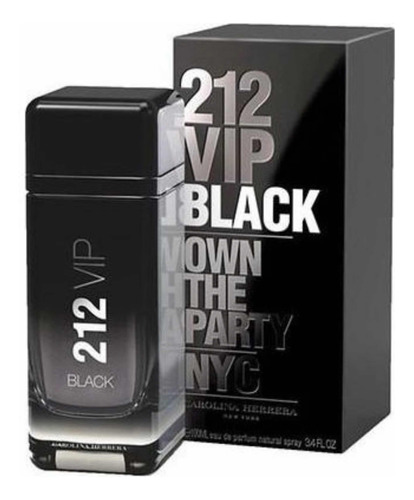 Perfume Ch 212 Vip Black Party 100ml Original Caballero