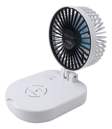 5000mah Usb Small Fan Wireless Charger Charging Treasure Fan