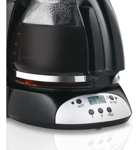 Cafetera Programable Hamilton Beach Negra 12 Tazas 49465r