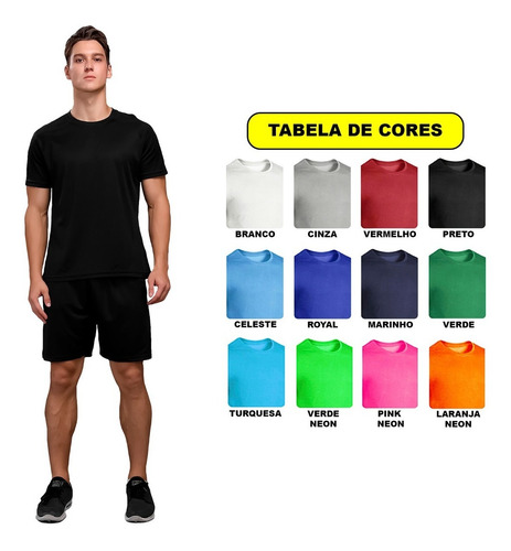 Imagem 2 de 4 de Camisetas Esportivas Masculina E Feminina Treinos E Academia