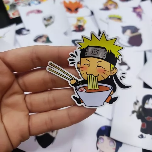 30 Adesivos Naruto Shippuden - Akatsuki 8cm