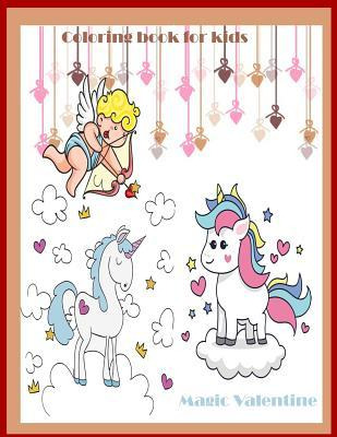 Libro Magic Valentine Coloring Book For Kids : Magic Vale...