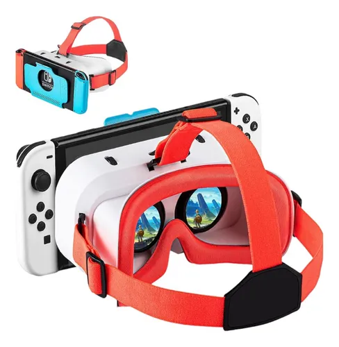 Auriculares VR diseñados para Nintendo Switch y consola OLED Switch lentes  ajustables