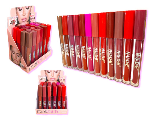 Labial Huxia Beauty  24 Lipstick Acabado Matte Envio Gratis!