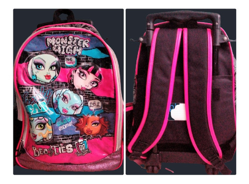 Maleta Morral Grande Con Ruedas Monster High