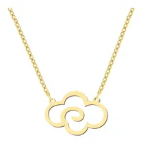 Comprar Collar Para Mujer Nube Joya Plata Enchapada Oro 18k
