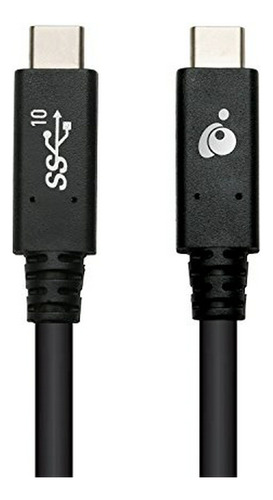 Cable Iogear Smart Usb-c A Usb-c Usb-if Certificado De 10 Gb