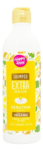 Happy Anne Extra Fortalecedor Shampoo Keratina Vegano Pelo