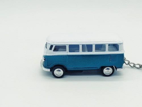 Chaveiro Metal Kombi Clássica Miniatura Verde 7cm