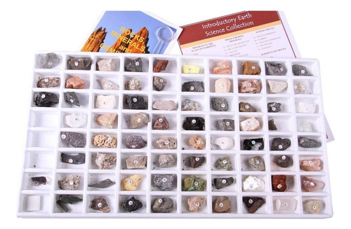 Juego Educativo Colección De Rocas Y Minerales De In Fr80jc