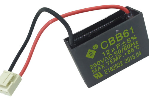 Capacitor Eletrolítico Cbb61 E163532 Com Terminal