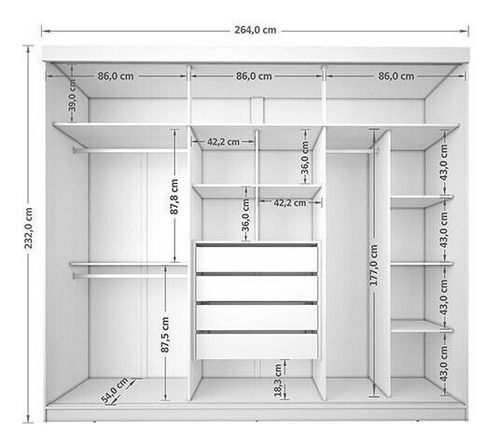 Closet Planejado + Plano De Corte + Imagem Realista