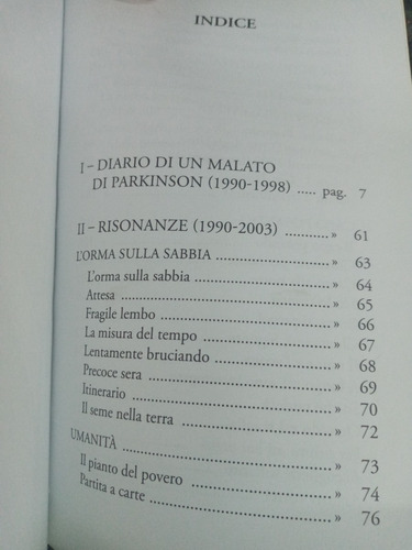 Imagen 3 de 5 de Come In Trasparenza * Diario De Un Malato Di Parkinson *