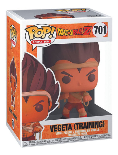 Figura Funko Pop Dragon Ball Z Vegeta Entrenando