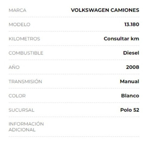 Imagen 5 de 6 de Volkswagen 13 180 (con Equipo De Frio)