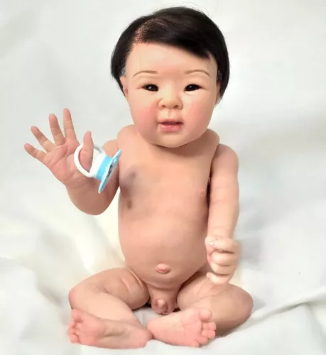 Bebe Reborn Japonês Menino Silicone Super Realista