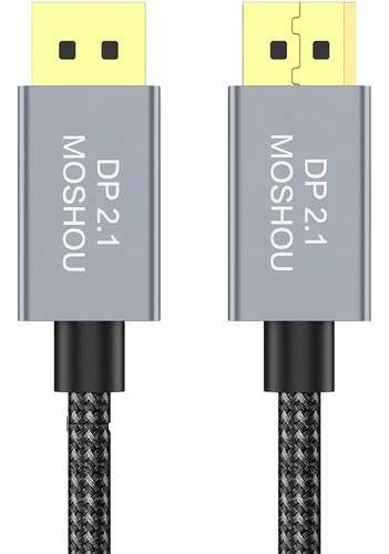 Cabo Displayport 2.1  16k 360hz Gsync + Freesync - Moshou 2m