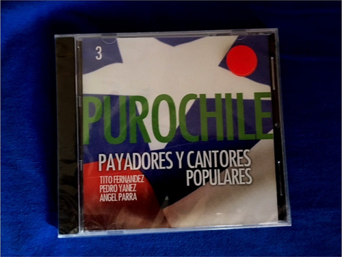 Cd Puro Chile Payadores Y Cantores Populares Sellado