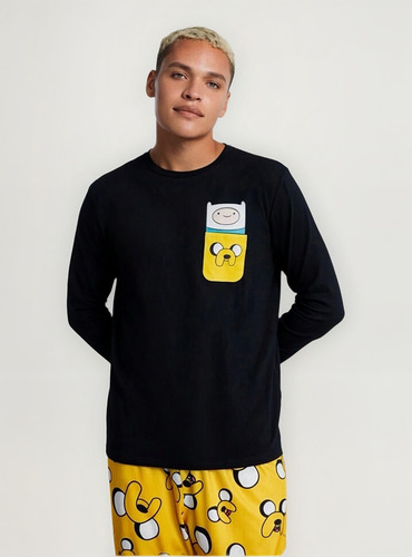 Adventure Time Hora De Aventura Pijama Hombre Conjunto