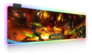 World Of Warcraft - Alfombrilla De Mouse Rgb Suave Para Jueg