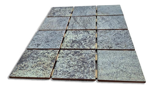 Imagen 3 de 10 de Cerámica Palau Verde Caja X 1,95 M2 Simil Piedra Bali Pileta