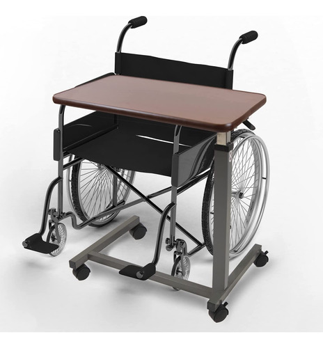 Vaunn Medical Overbed Bedside Table And Electronic Pedal Exe