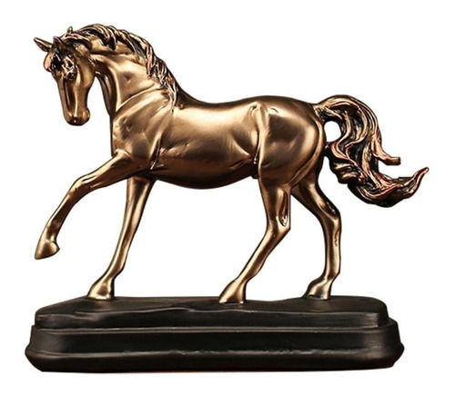 Escultura De Estátua De Cavalo Ornamento De Estatueta De