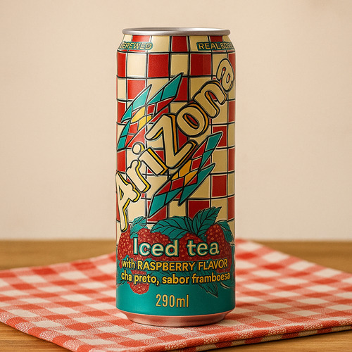 Chá Preto Arizona Framboesa 290 Ml Pack C/ 6un