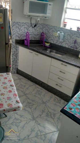 Imagem 6 de 10 de Apartamento Com 2 Dormitórios À Venda, 90 M² Por R$ 235.000 - Vila Guilhermina - Praia Grande/sp - Ap2121