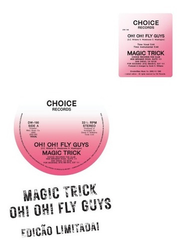 Lp - Magic Trick - Oh! Oh! Fly Guys (single, Reedição, Pink)