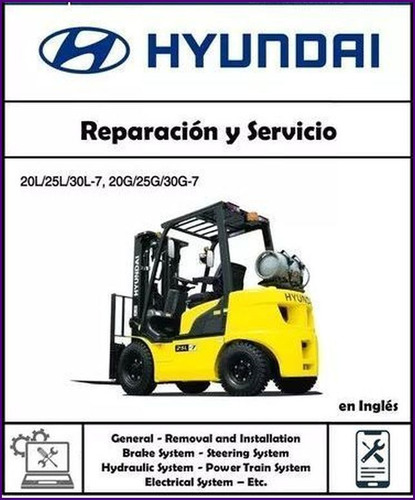 Manual Taller Montacarga Hyundai 20l 25l 30l 7 20g 25g 30g 7