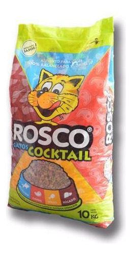 Alimento Rosco Cocktail para gato adulto en bolsa de 10 kg
