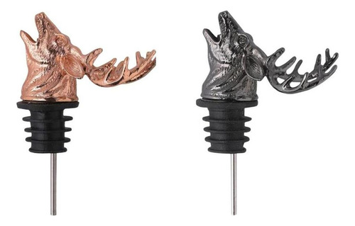 2x Aireadores De Metal Cabeza De Animal Para Accesorios De