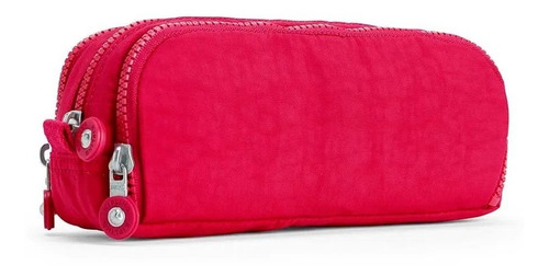 Estojo Original Escolar Triplo Gitroy Kipling True Pink