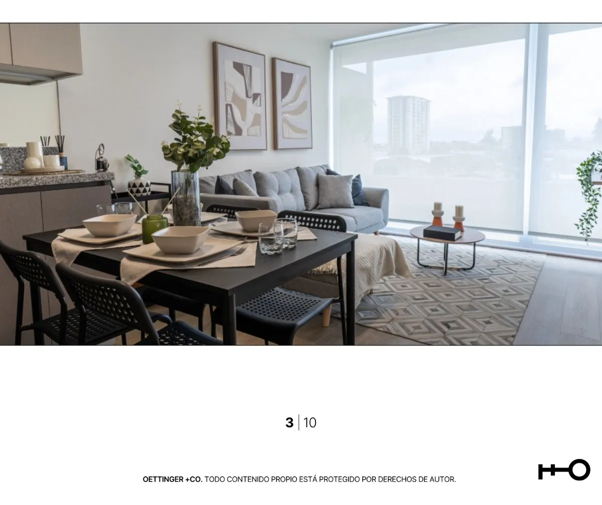 Imagen 3 de 12 de Departamento Amoblado En Arriendo - Edificio Belmonte