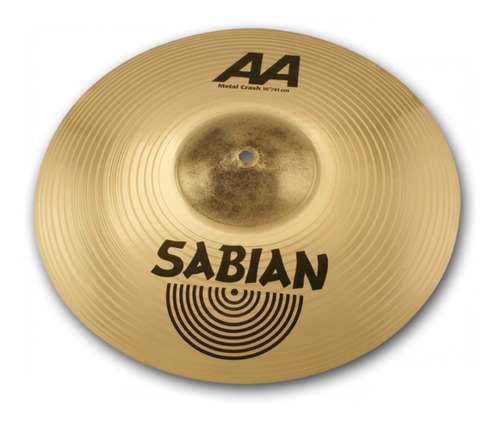 Platillo Sabian Aa Metal Crash Br 16 Pulgadas 21609mb