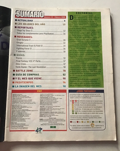 Playmania Revista Playstation Febrero 2000 (Usado)